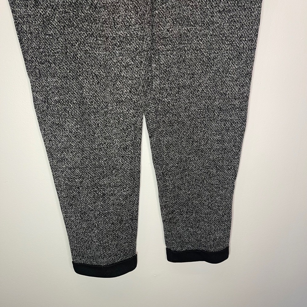NEW J Jill Fit Black Gray Tweed Cuffed Ankle‎ Pants Stretchy Women's Size Small - Picture 3 of 12